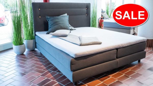 BOXSPRINGBETT MIT SCHWEBEOPTIK