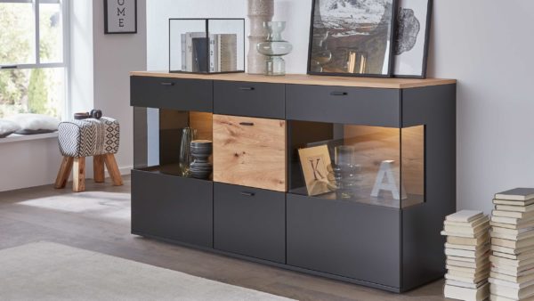 Interliving Wohnzimmer Serie 2104 – Sideboard IL21