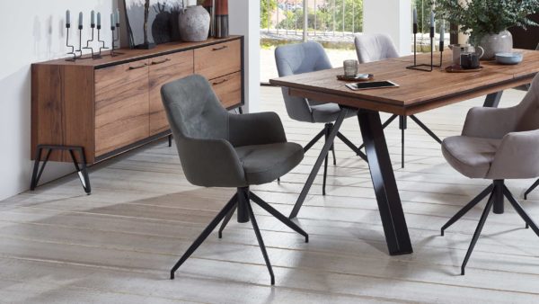 WOODS & TRENDS Armlehnstuhl Eifel – Polsterstuhl