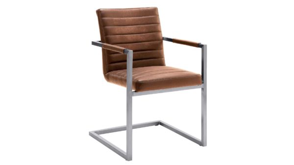 WOODS & TRENDS Schwingstuhl Vintage-Dining – Armlehnstuhl
